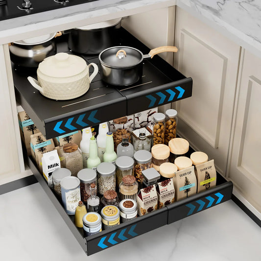 Tksrn Expandable Pull-Out Cabinet Organizer